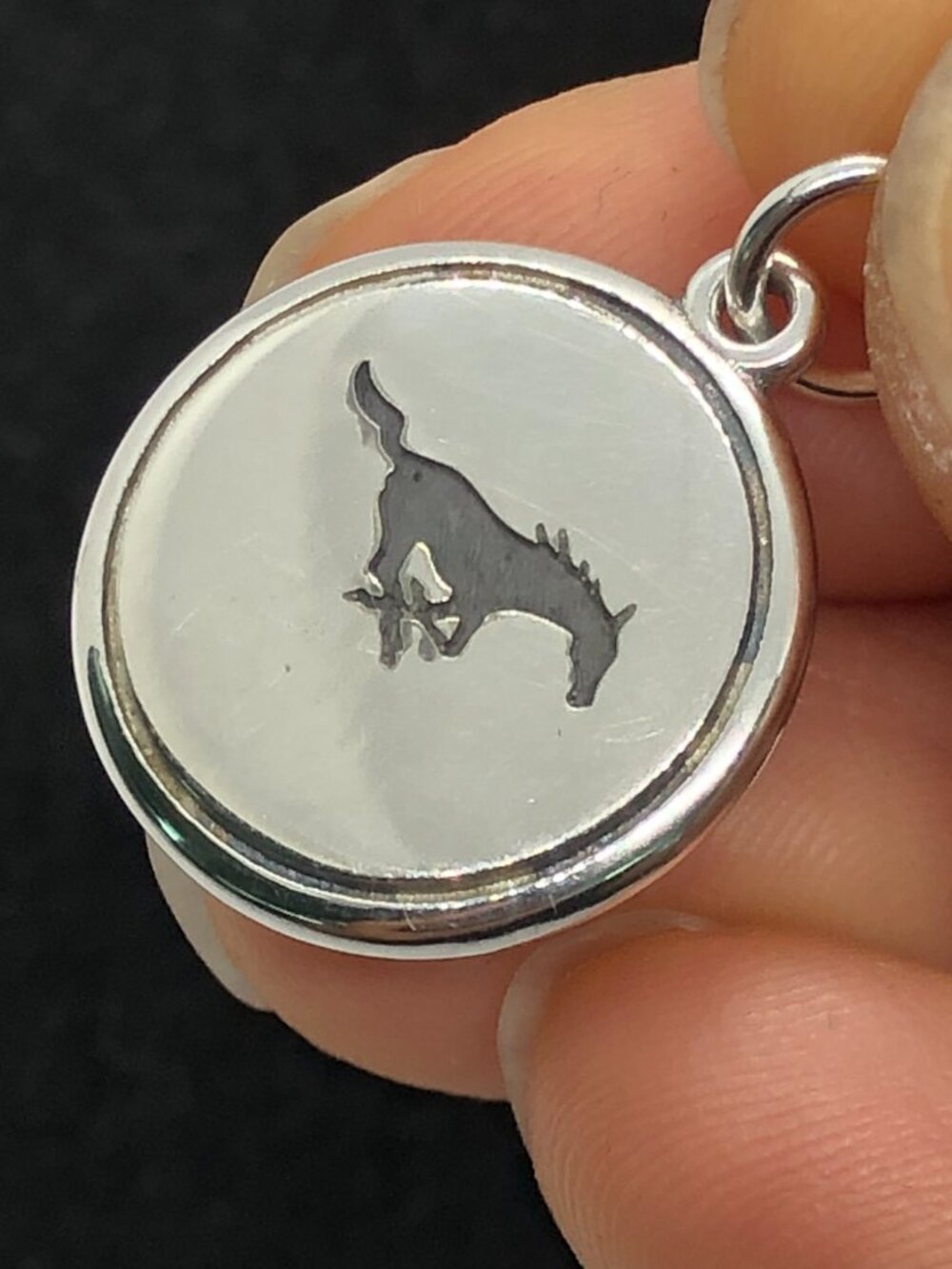 James Avery Southern Methodist University Disc Charm